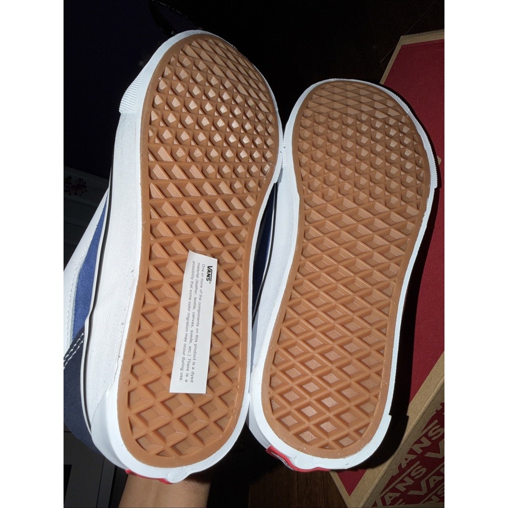 Vans KNU SKOOL Navy Men 6/Women 7.5 Casual Skate Unisex Sneaker Shoes NWB‎ - Picture 4 of 6